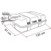 medidas del cofre portaequipajes para barras de techo Fiamma Ultra-Box 2