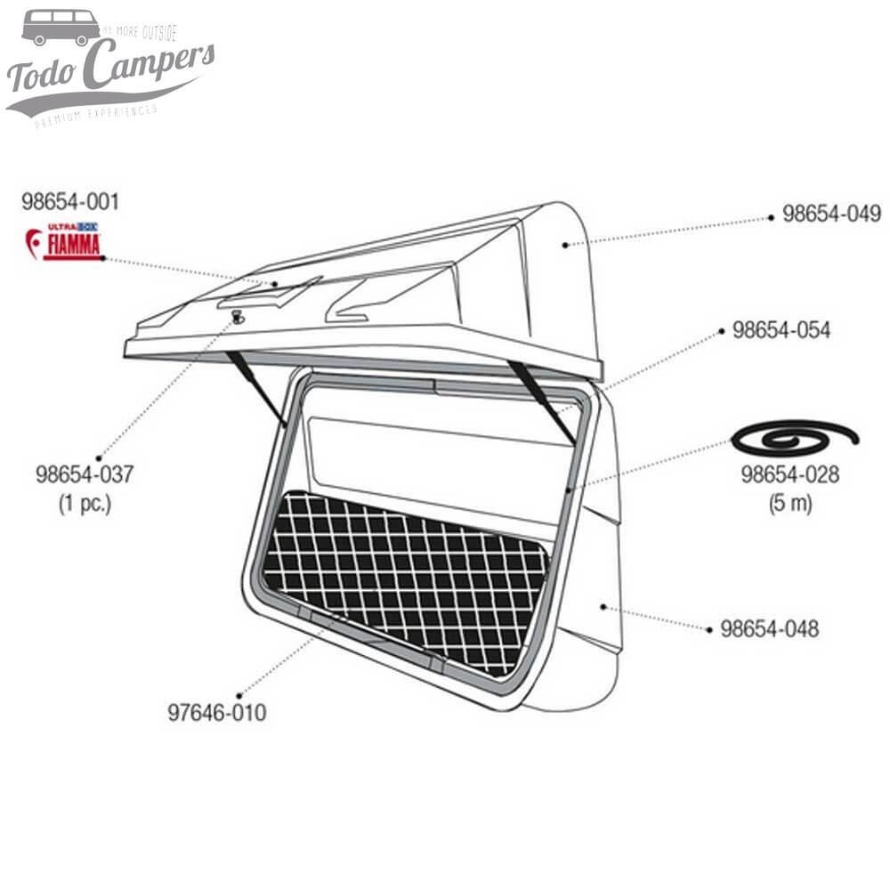 piezas del Fiamma Ultra-Box 320