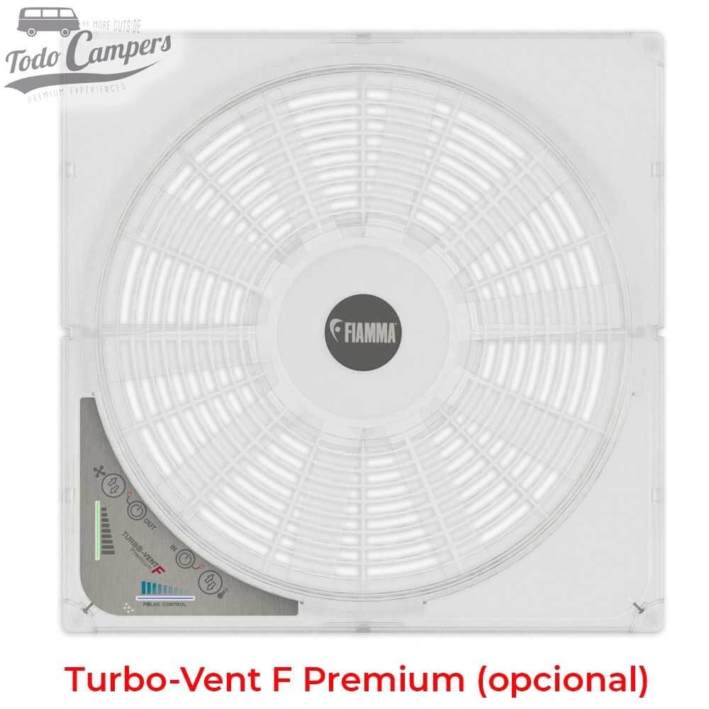 Ventilador Turbo-Vent F Premium opcional no incluido