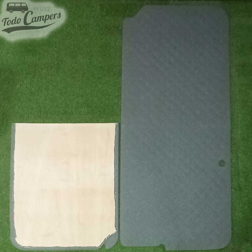 Los paneles tapizados de Ducato se pliegan a la mitad