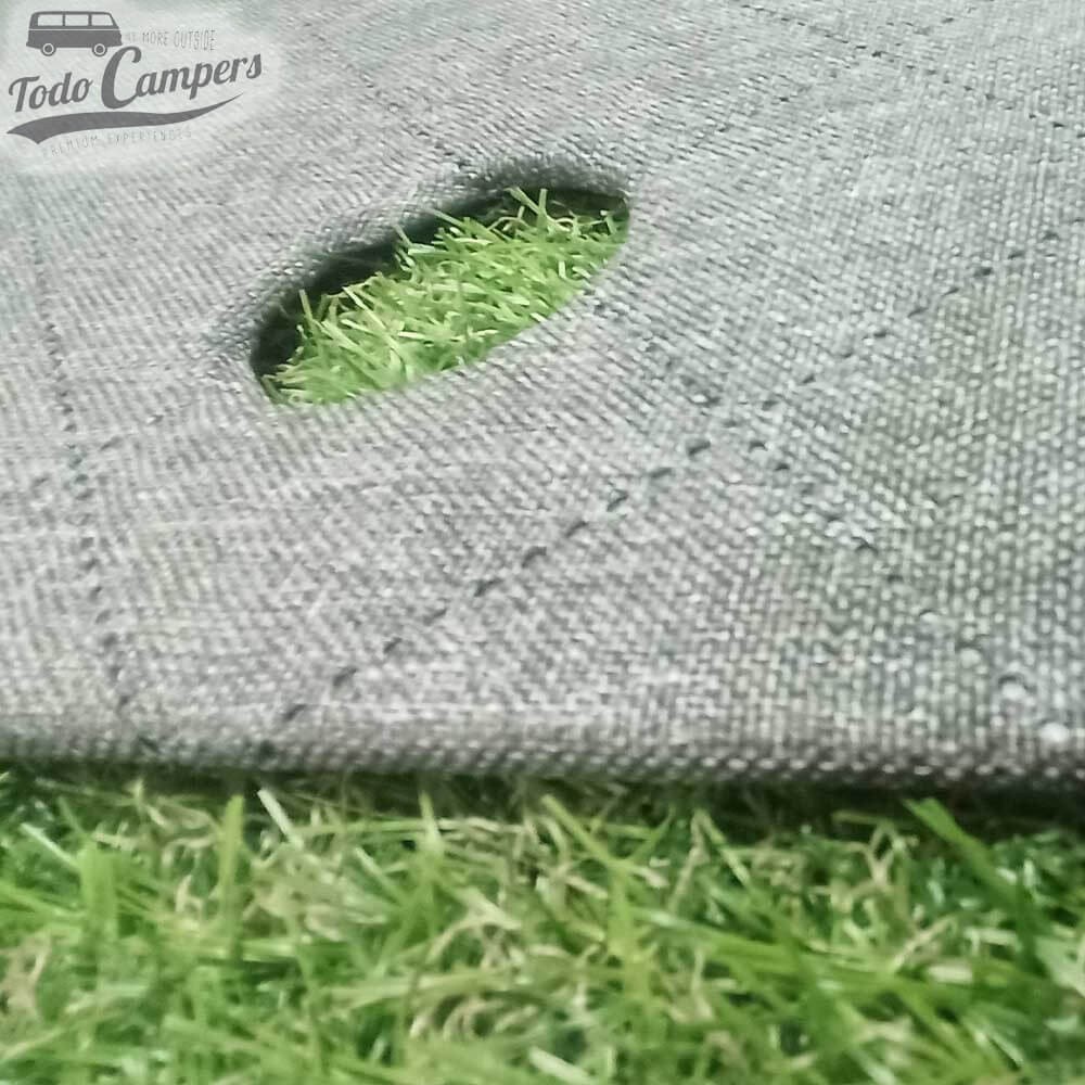 detalle de la textura del tapizado