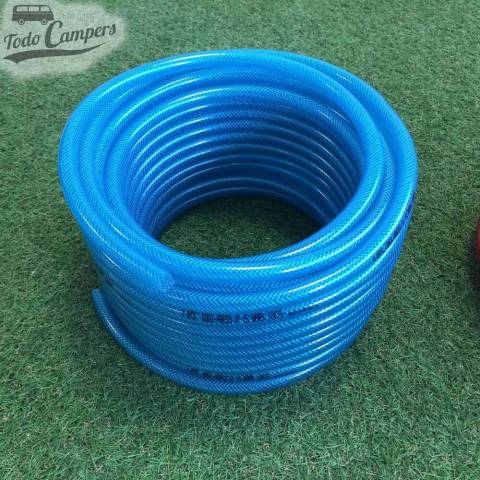 Manguera azul de 12 mm  Rollo 25 metros