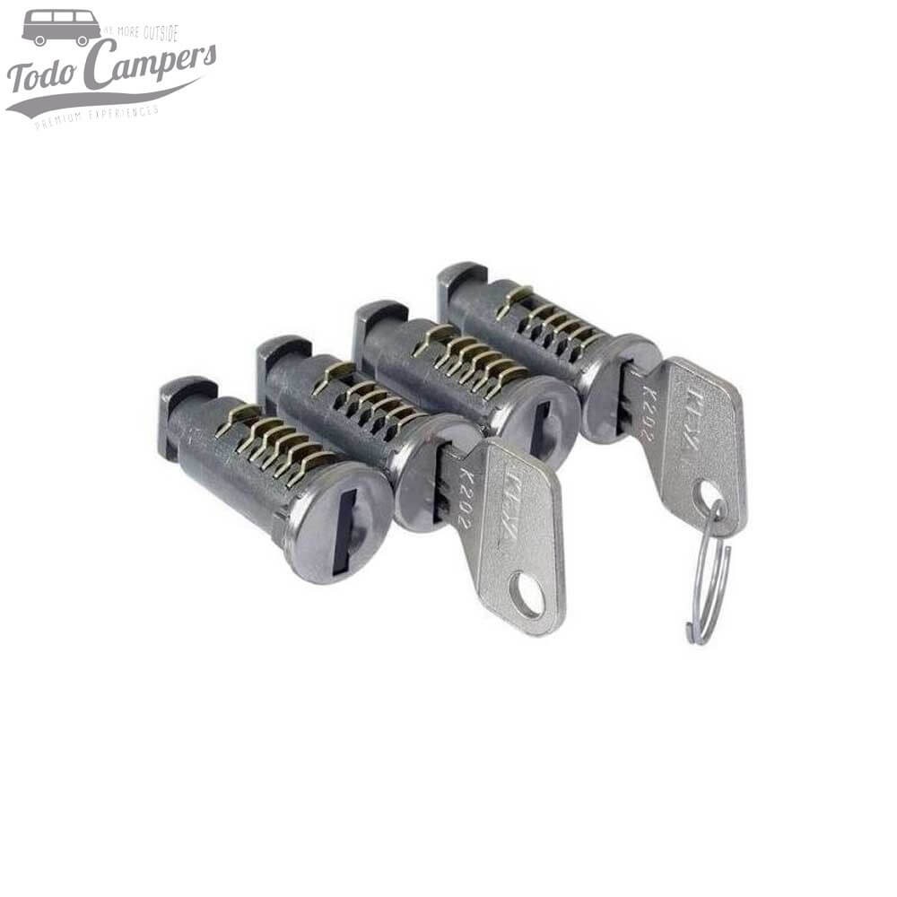 Juego 4 cerraduras para el juego 2 barras para techo Cruz Cargo Xpro 2022