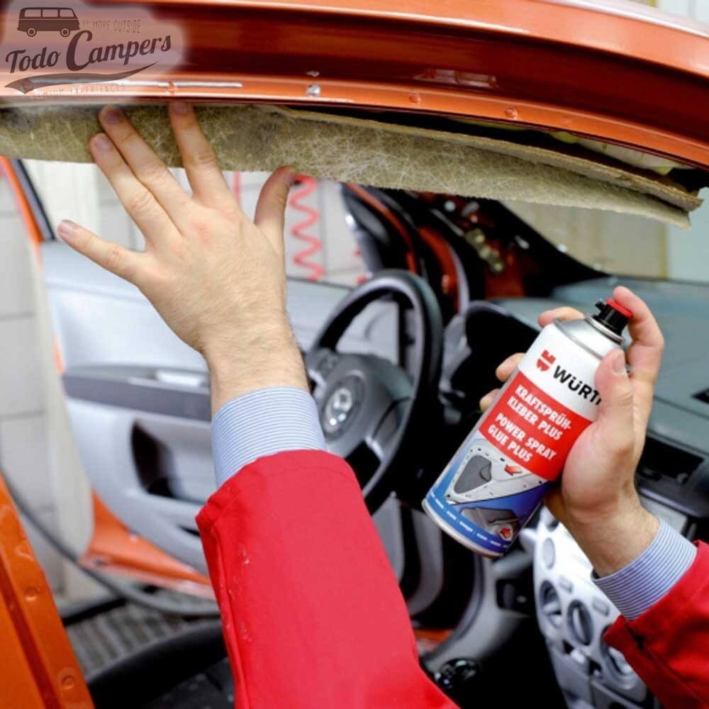 Cola em spray de alta resistência para colar tecidos em veículos