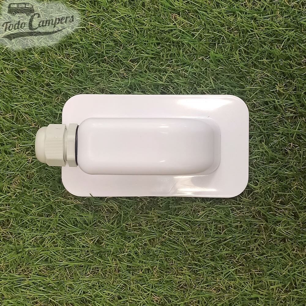 vista superior del Pasatechos de 1 vía Carbest para placas solares