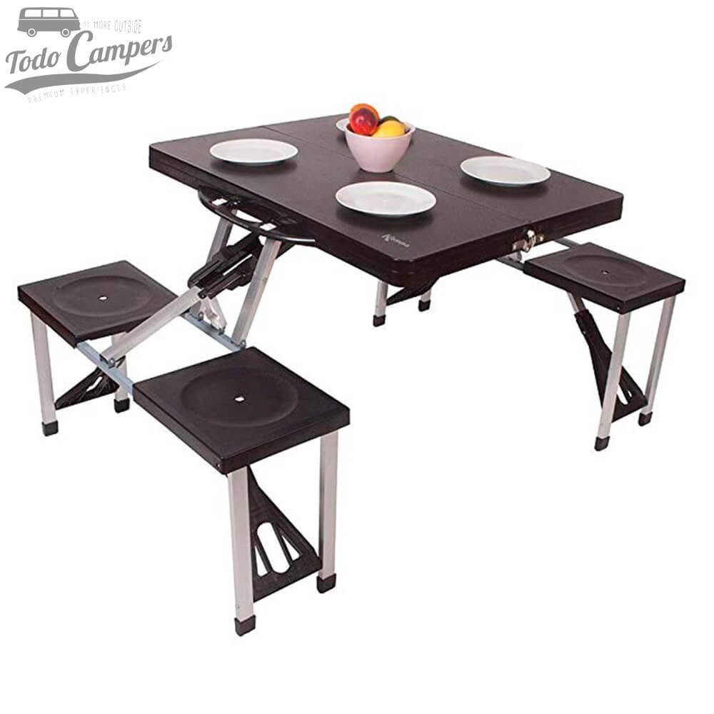 mesa camping plegable happy