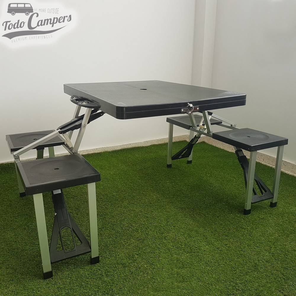 mesa plegable para la familia