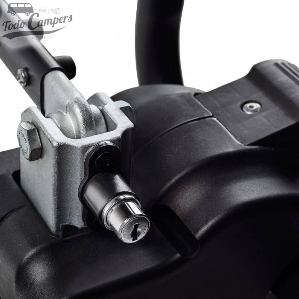 sistema de seguridad antirrobo del Portabicicletas Cruz Frame 3