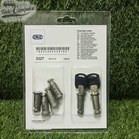 Juego 6 cerraduras Cruz