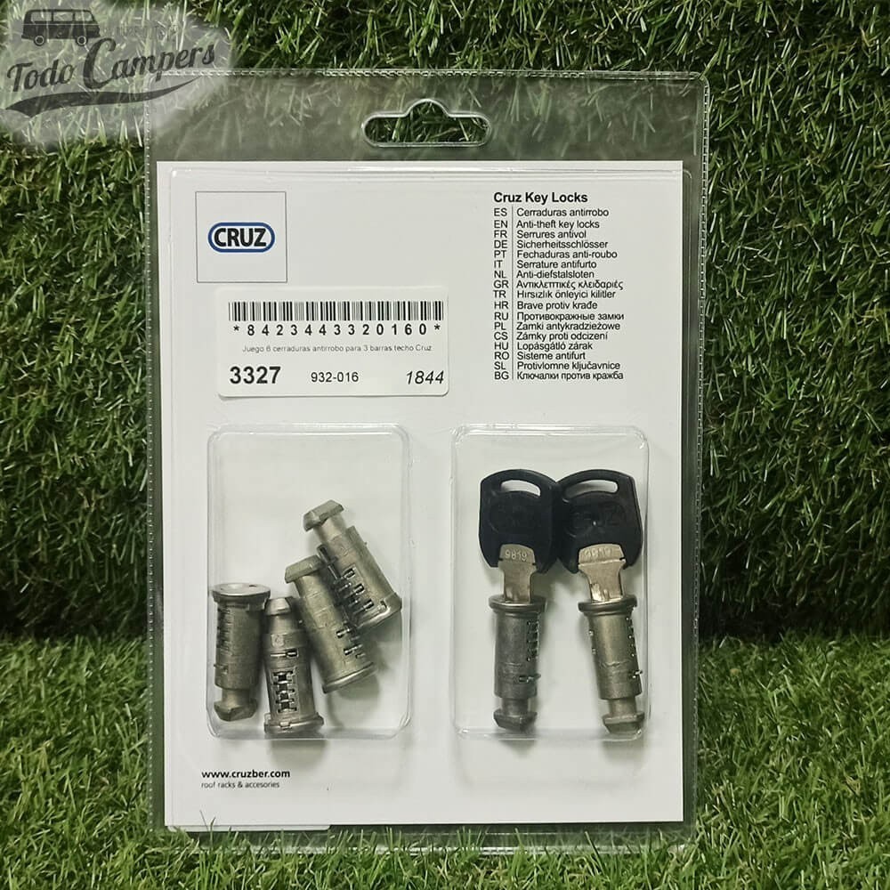 Kit 6 fechaduras Cruz