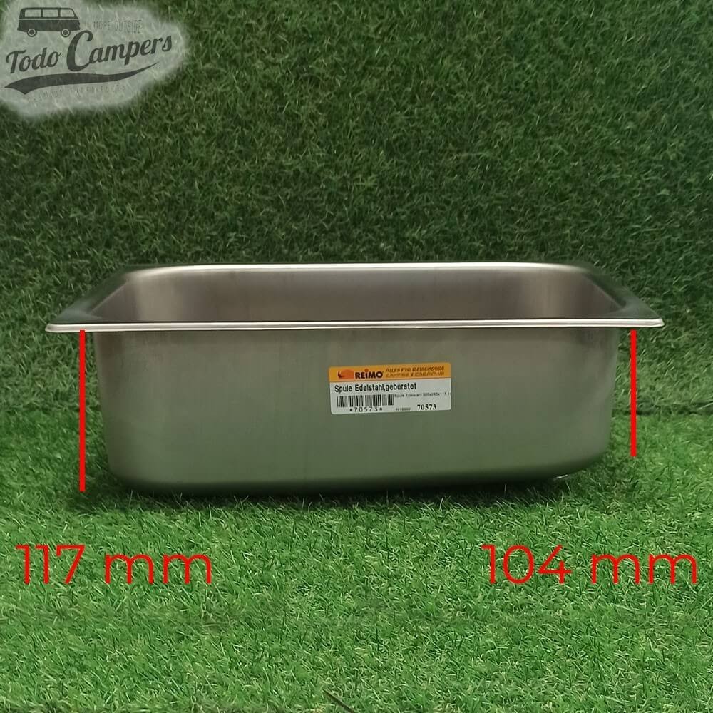 Medidas del fregadro inclinado VanStream