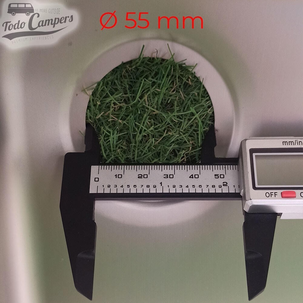 Válvula de 55 mm de diâmetro