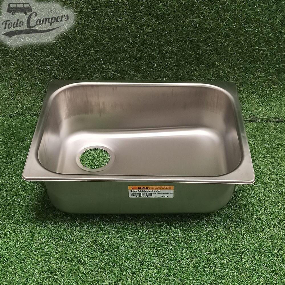 Fregadero rectangular VanStream con fondo inclinado