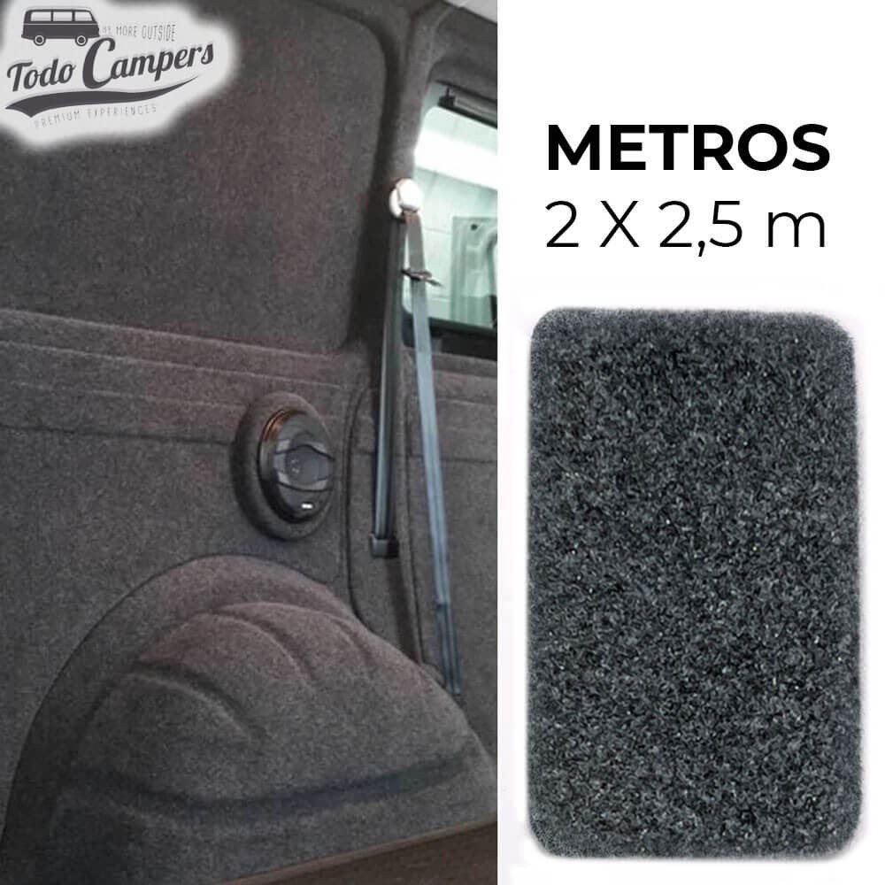 Moqueta de fieltro para revestimientos Compass color Gris Antracita - Metros 2 x 2,5 m