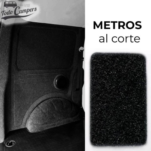 Moqueta de fieltro para revestimientos Compass color Negro -  Al corte