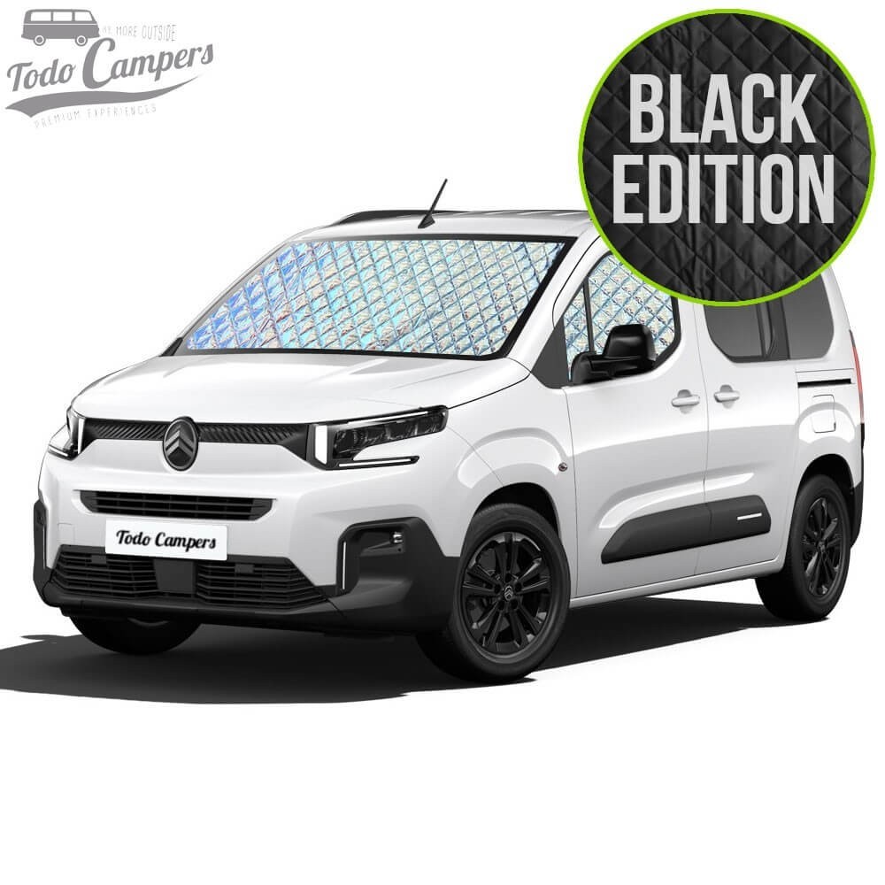 Aislantes térmicos BLACK EDITION para Berlingo, Partner, Rifter, Combo, ProAce City y Doblò - Cabina