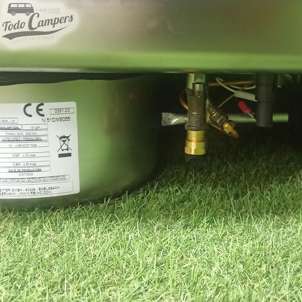 toma de gas del Fregadero-Cocina Carbest