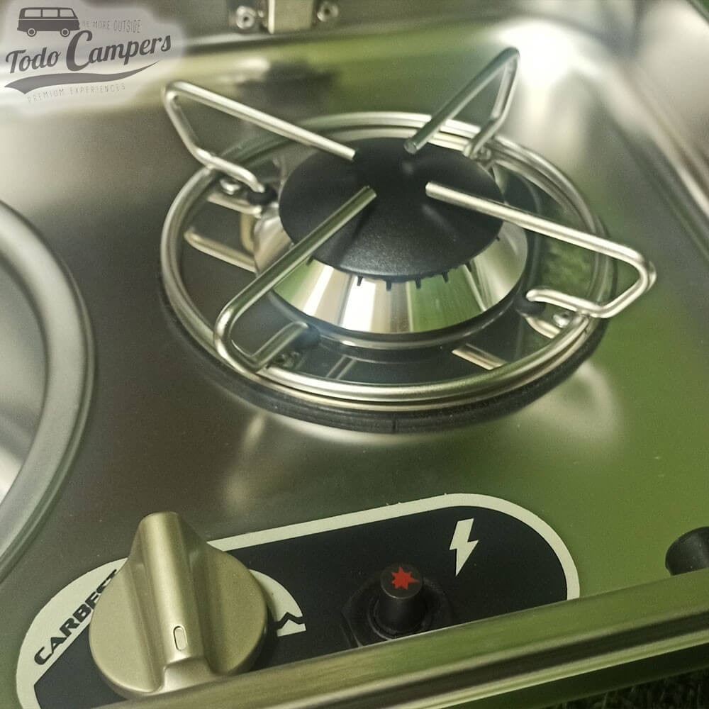 fuego y mando del encendido del Fregadero-Cocina Carbest