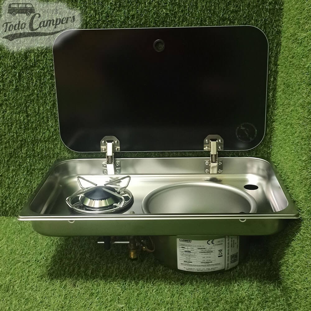 Fregadero-Cocina Carbest de 1 quemador - Seno Derecha