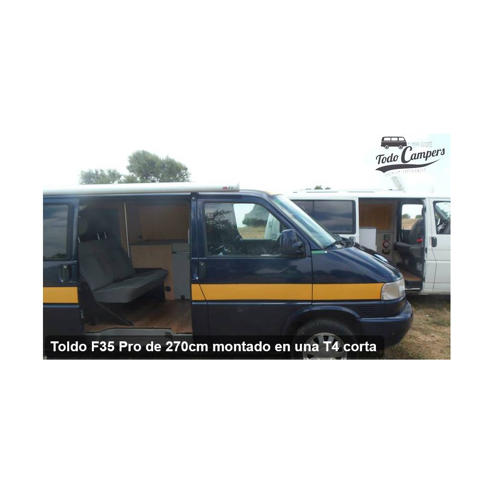 Toldo Fiamma F35 montado en Volkswagen T6