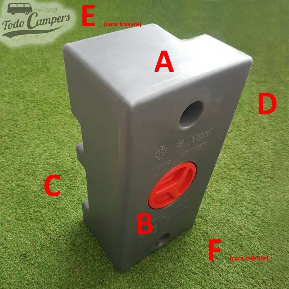 Caras Depósito de agua especial Volkswagen T4  32L. Depósito de aguas limpias y grises para tu furgoneta