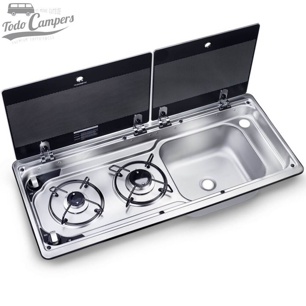 Cocina-Fregadero Dometic MO9722R  Tapas Levantadas