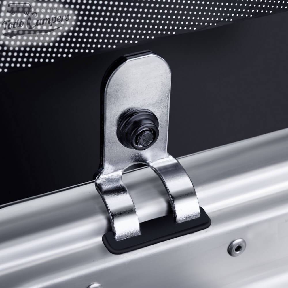 Cocina-Fregadero Dometic MO9722R  Detalle bisagras