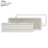 Rejilla de ventilación con tapa de invierno para frigoríficos camper - LS 200 Blanco