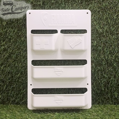 Repisa portaobjetos Fiamma Pocket Kasset para portones de servicio