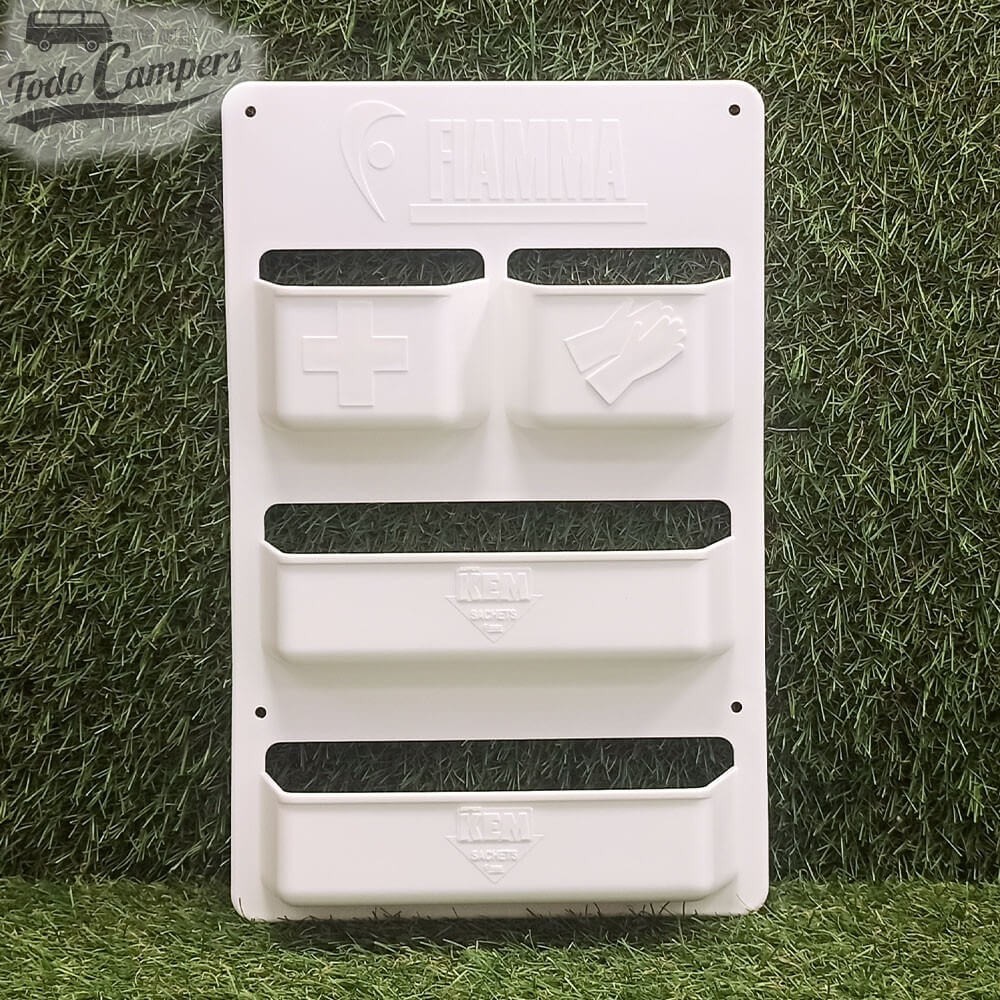 Prateleira porta-objetos Fiamma Pocket Kasset para portas de serviço