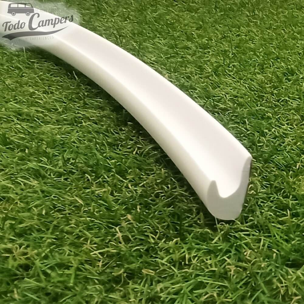 Algeroz branco de borracha autoadesivo de 75 cm.