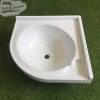 Lavabo de Esquina 420 x 420 mm  Con jabonera