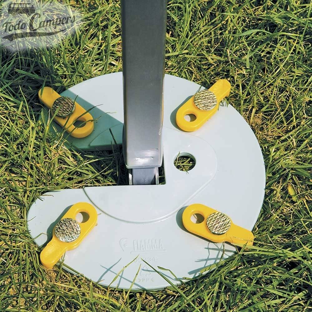 Estacas Fiamma Kit Awning Plate para patas de toldo Fiamma e Thule