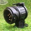 Adaptador de 12 V de 13/7 polos (13 polos veículo - 7 caravana ou reboque) - Carbest