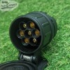 Adaptador de 12 V de 7 polos na caravana ou reboque