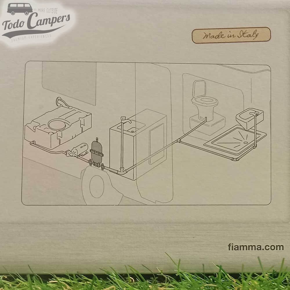 Esquema de montaje del vaso de expansión