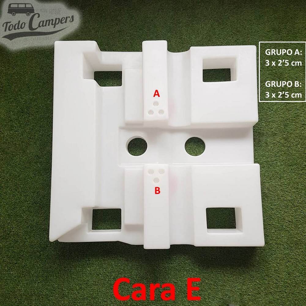 Cara E Depósito de agua 90L Ducato, Jumper y Boxer.  Desde 2007. Depósito de aguas limpias y grises para tu furgoneta