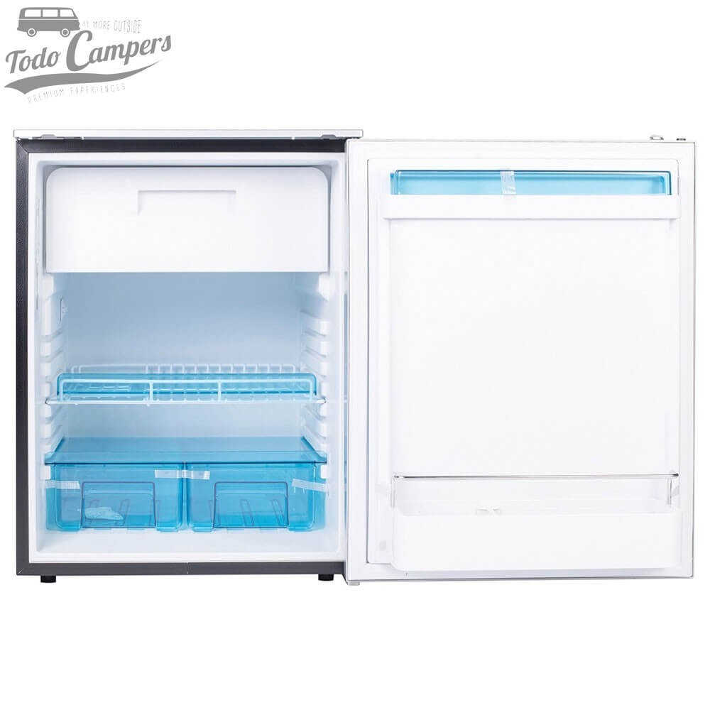 interior do Frigorífico com congelador Sanjo SVR85 de 80 litros