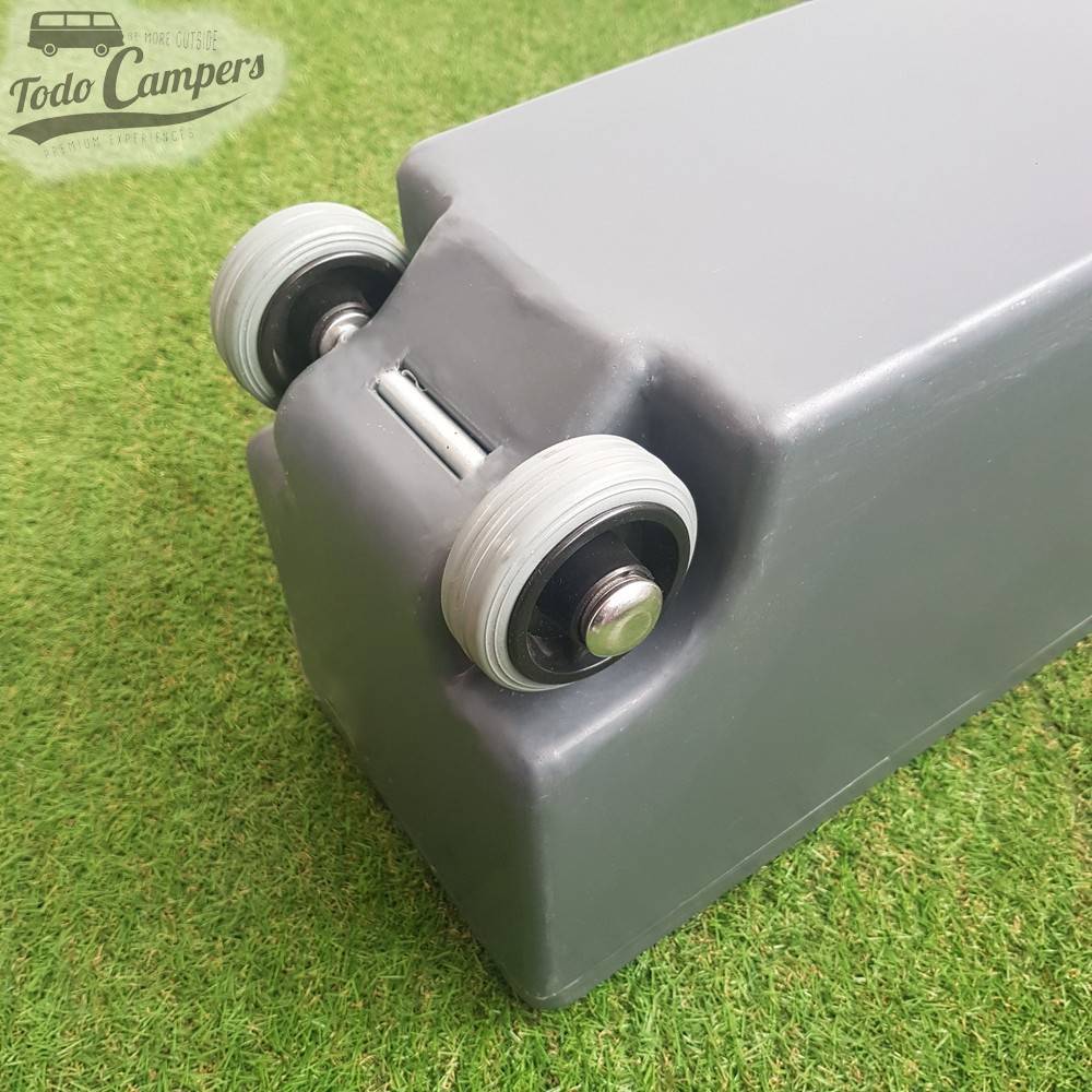 Depósito de água Volkswagen T4, T5, T6 e universal 49L com rodas. Depósito de águas limpas e cinzentas