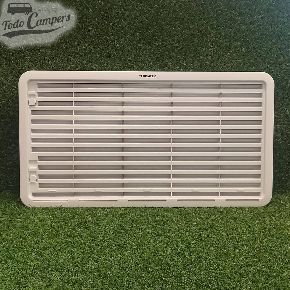 Rejilla de ventilación con la tapa de invierno quitada