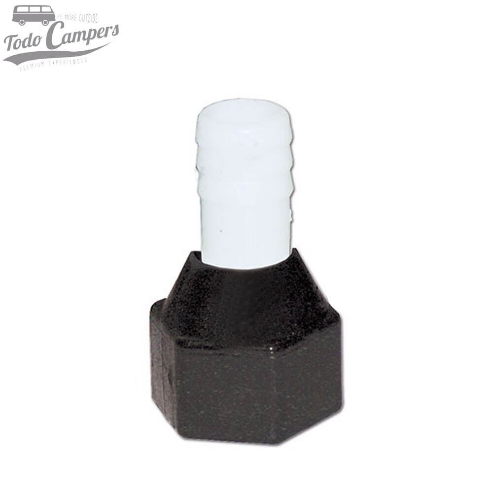 Racor recto para bomba Lilie y Shurflo - 12 mm