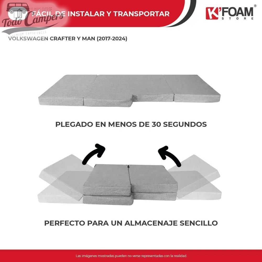 cama plegable para Crafter y MAN