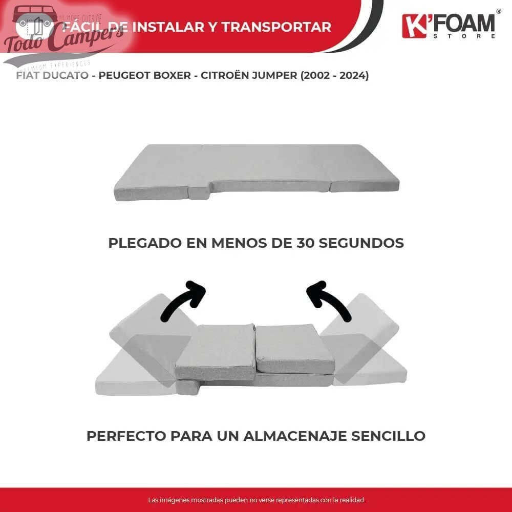 cama plegable para Ducato
