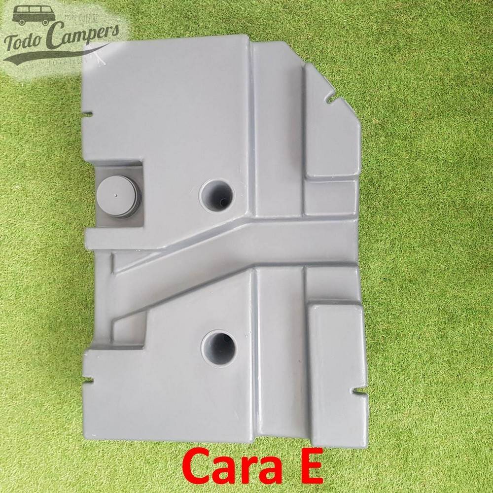 Face E Depósito de água especial Volkswagen T4 - 75L. Depósito de águas limpas e cinzentas para a sua carrinha