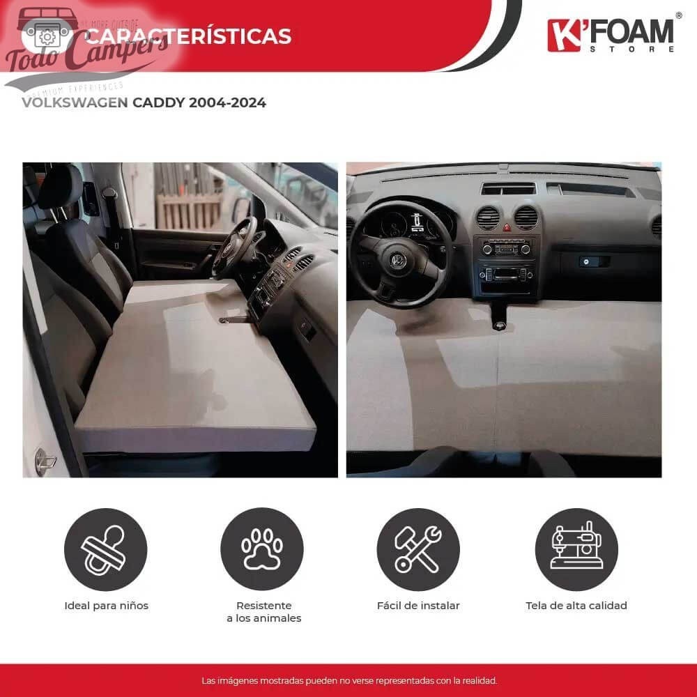 Cama plegable que se coloca en la primera fila de asientos