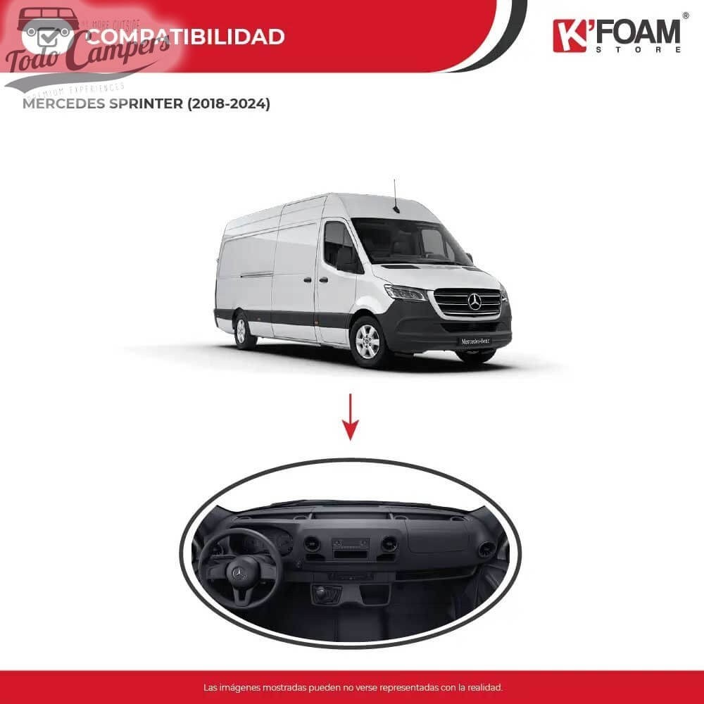 Cama plegable infantil para Mercedes Sprinter desde 2018