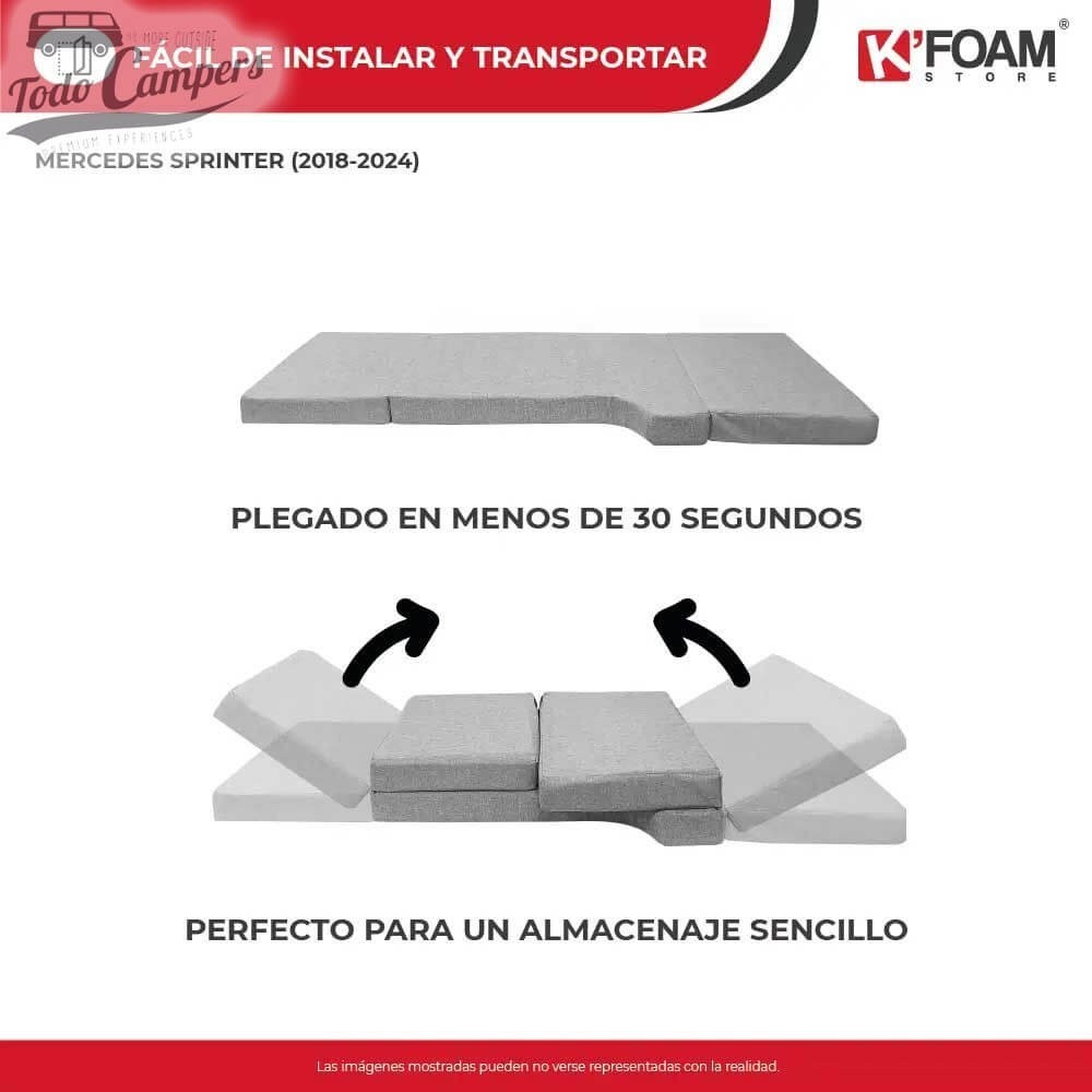 cama plegable para Sprinter
