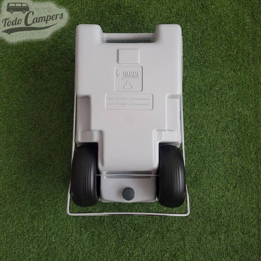 Depósito portátil aguas grises  23 litros. Depósito aguas grises/negras para tu furgoneta, autocaravana o caravana