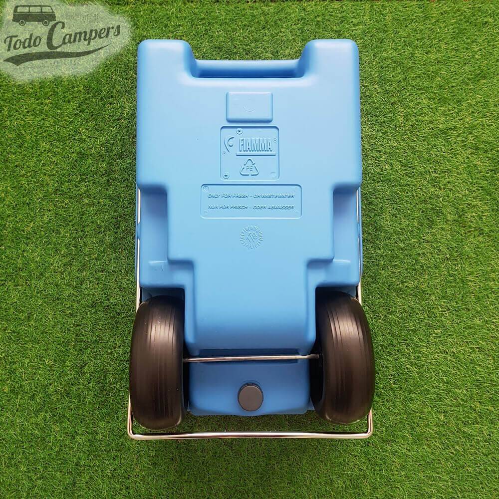 Depósito portátil aguas limpias  23 litros. Depósito aguas limpias para tu furgoneta, autocaravana o caravana