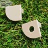 Tampas para calha de esquina de alumínio para tiras LED - 2 unidades
